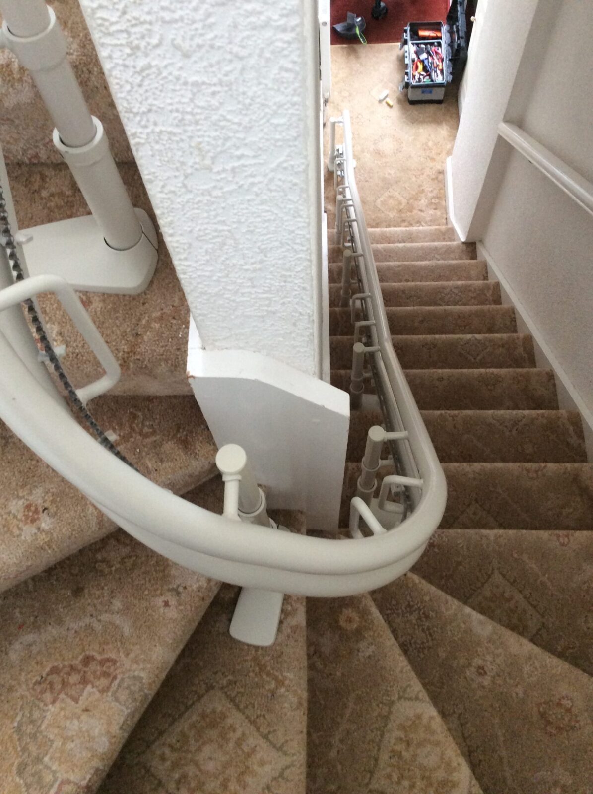 Stannah 260 Siena Curved Stair Lift Dolphin Devon Stairlifts