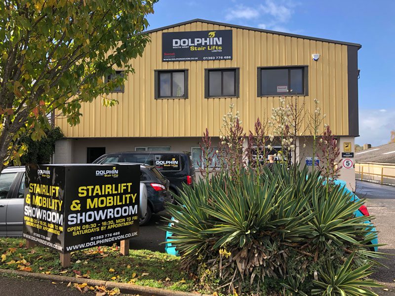 Dolphin Stairlifts Devon Showroom building