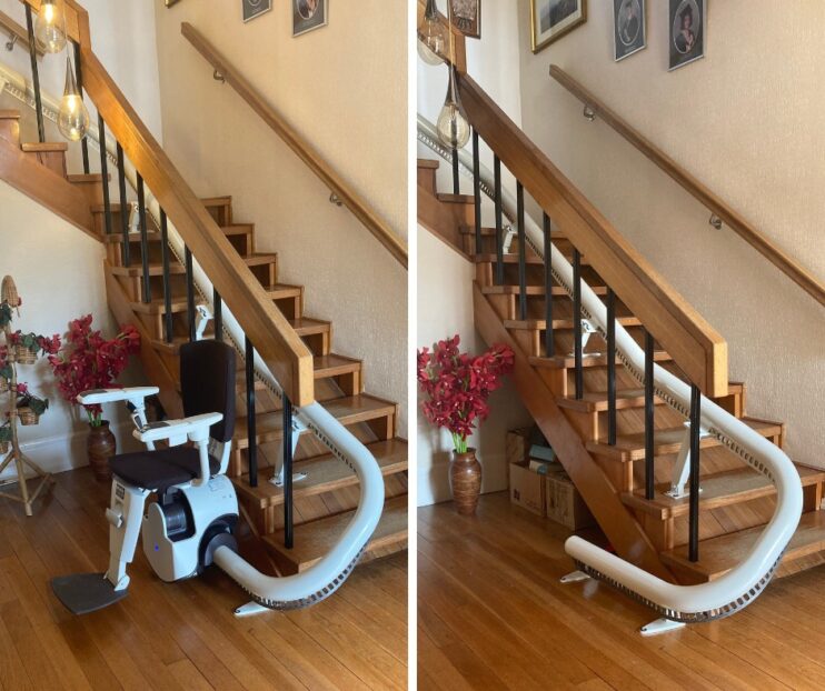 Reconditioned stairlift - Flow 2A by Dolphin Devon Stairlifts