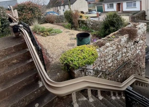 Bruno-outdoor-stairlift-installation-devon