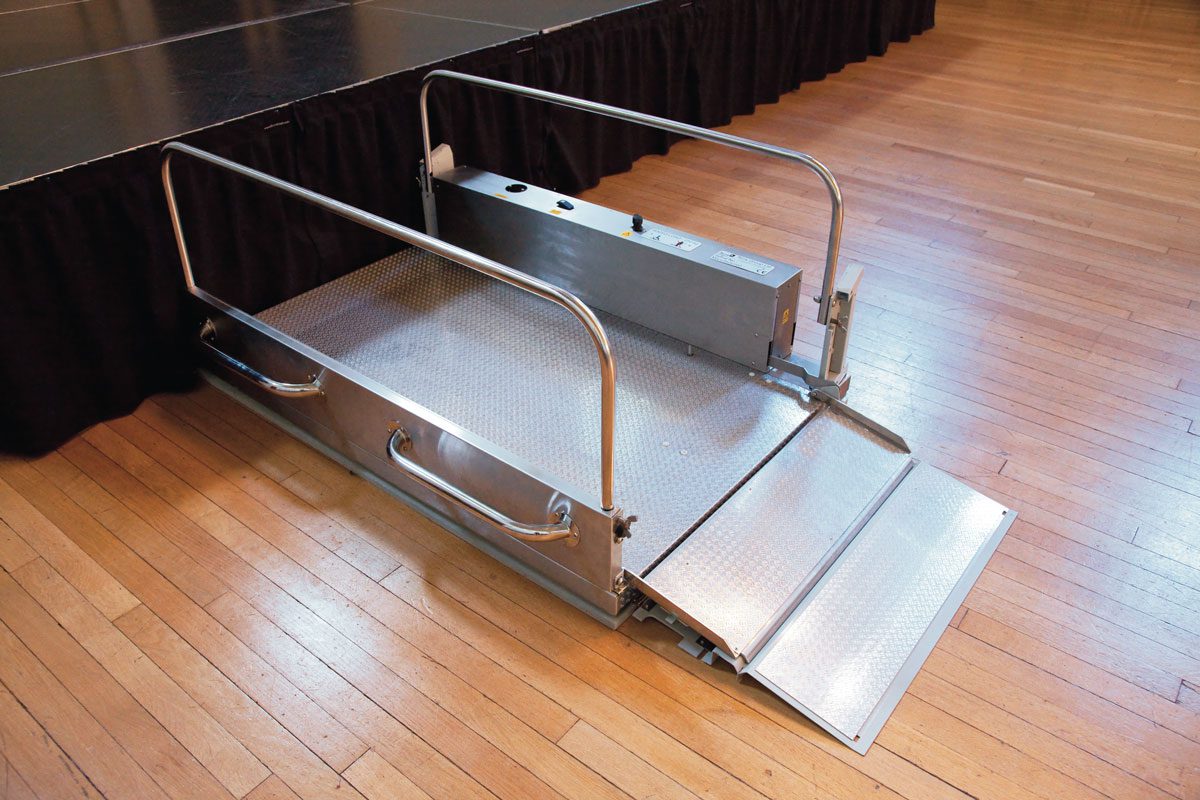 Portable platform lift for wheelchairs dolphin devon