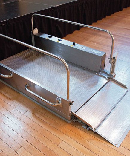 Portable platform lift for wheelchairs dolphin devon