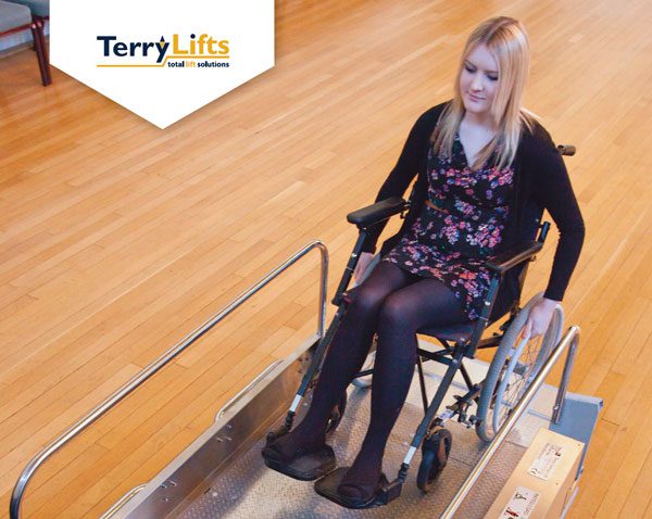 Portable platform lift for wheelchairs dolphin devon