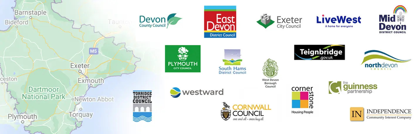 Councils and organisations Dolphin South West Stair Lifts work with in Devon and Cornwall
