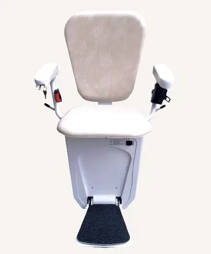 Stannah Outdoor curved stairlift Dolphin Devon